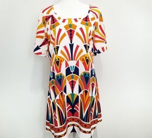 Peach Love California Women's Dress Size S Tribal